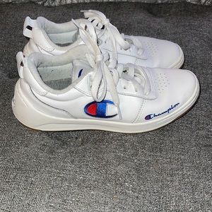 Youth Champion White Super C Court Low Sneakers